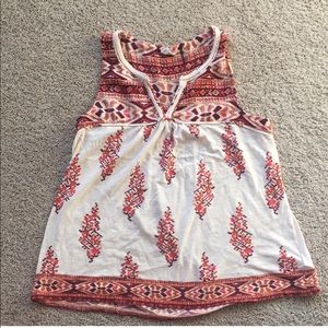 Anthropologie Printed Tank Top
